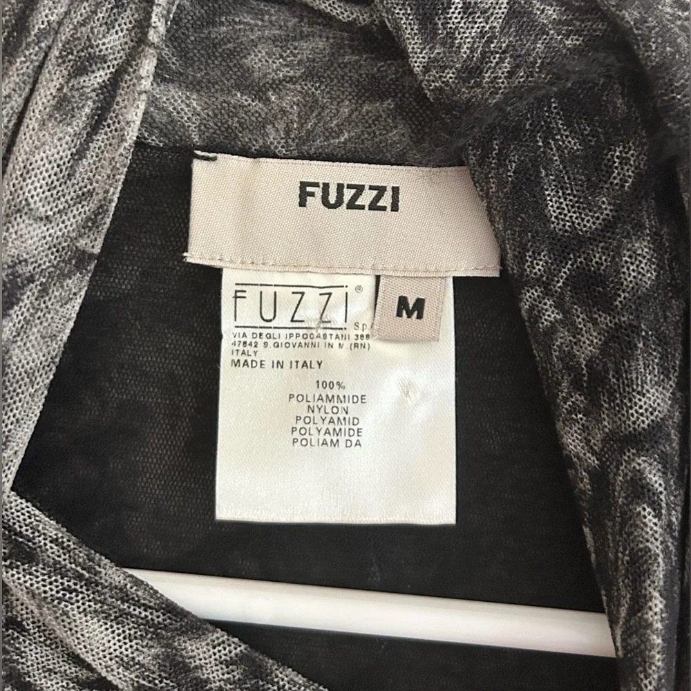 Vintage Jean Paul Gaultier Fuzzi Mesh Long Sleeve Turtleneck Top | Size M - Picture 7 of 8